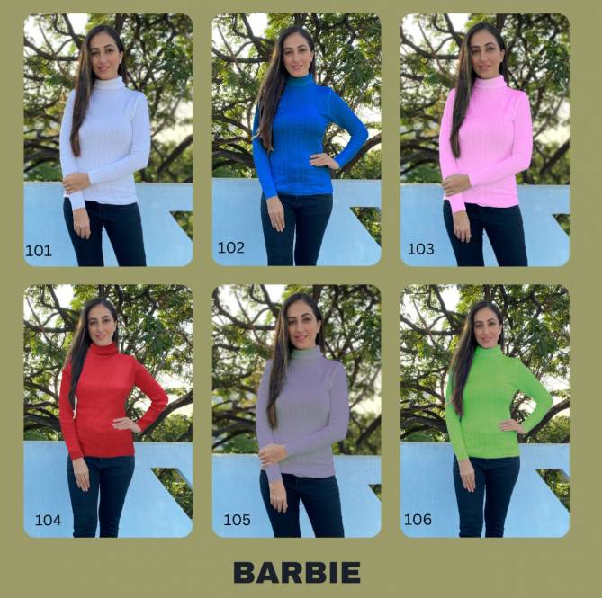 Fabzoo Barbie Winter Wear Wholesale Ladies Top Catalog
